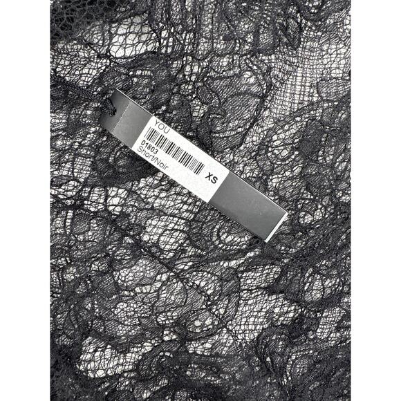 Gooseberry Intimates - You Sheer Lace Shorts in Black - Picture 2 of 5